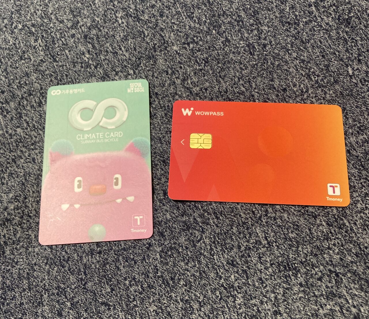 韓国旅行で実際に使った気候同行カードとWOWPASS